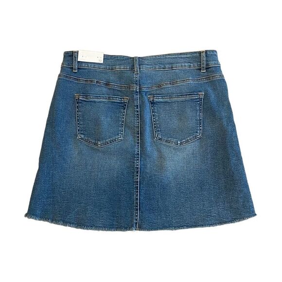 NWT Maurice’s Blue Denim Stretch Jean Mini Skirt - Picture 5 of 5